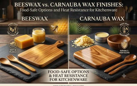 Beeswax vs. Carnauba Wax Finishes: Food-Safe Options and Heat Resistance for Kitchenware